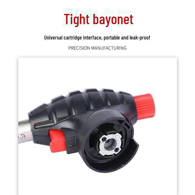 Flamethrower Head for Roasting & BBQ Welding, Cassette Grenade Torch