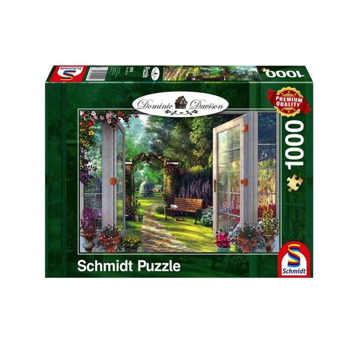Puzzle SCHMIDT SPIELE Vue sur le jardin enchanté 1000 pièces