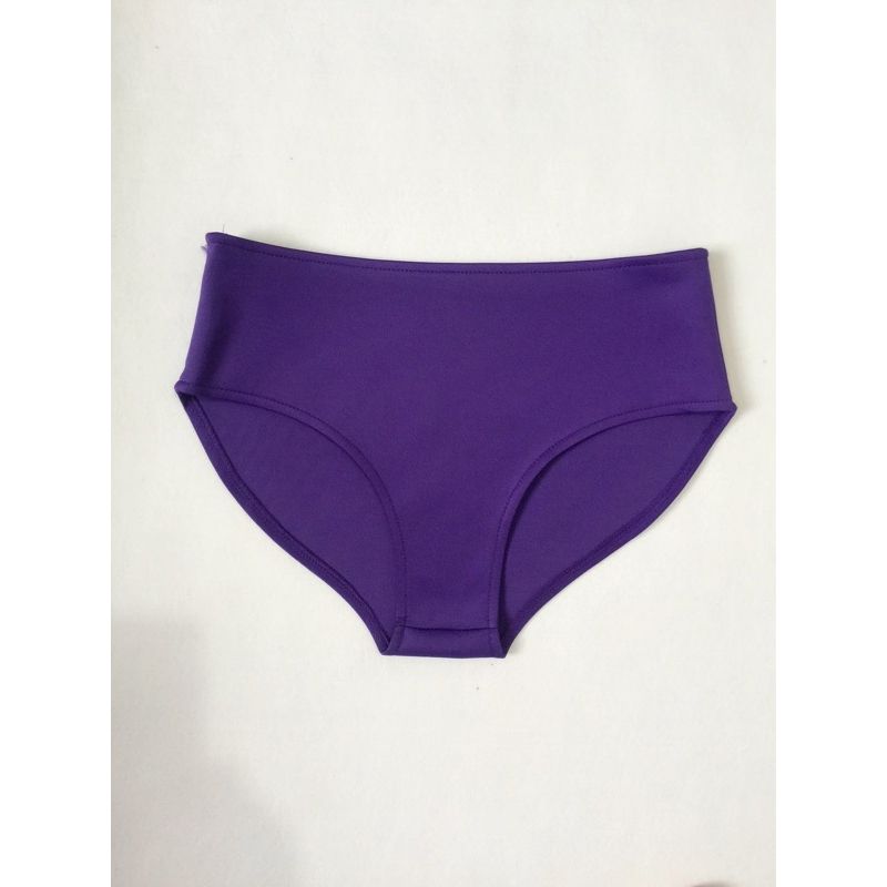 

Combo Dance Team Jazz Steel Tube Low Waist Hip-Wrapped Hot Pants Purple L