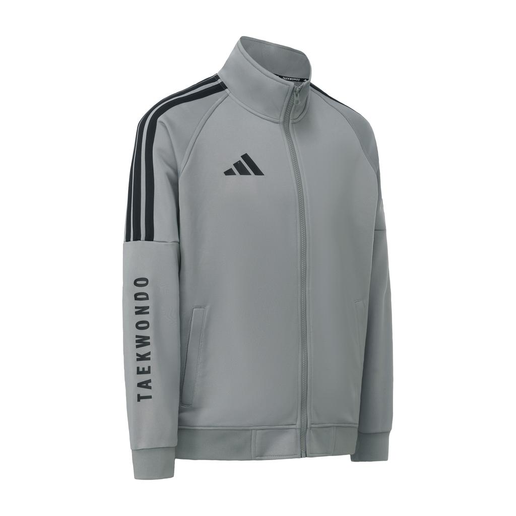 Adidas 3-Stripes Taekwondo Classic Retro Tracksuit Unisex Tracksuit TR30JR1TK-GYB+TR30P1R1TK-GYB
