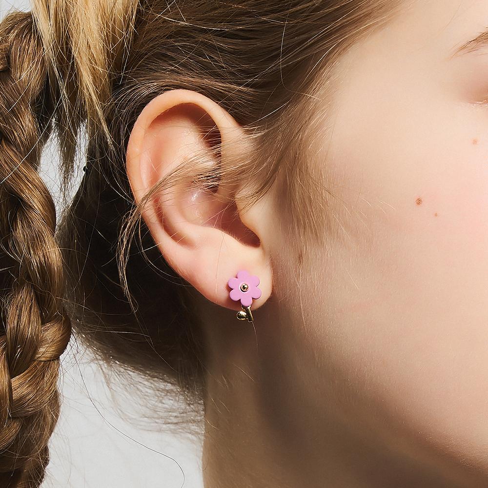 Laura Petit Blossom Tinted Flower Earrings