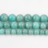 Natural Gem Beads Genuine Amazonite Round Stone Beads for Jewelry Making 15inches/strand 6/8/10mm