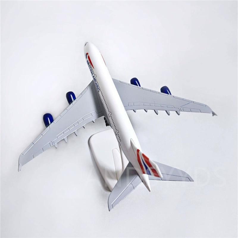 Collection Model British Airways Aircraft A380 20cm Diecast Metal Alloy 1/400 Scale Aeroplane With Stand Aviation Airplane