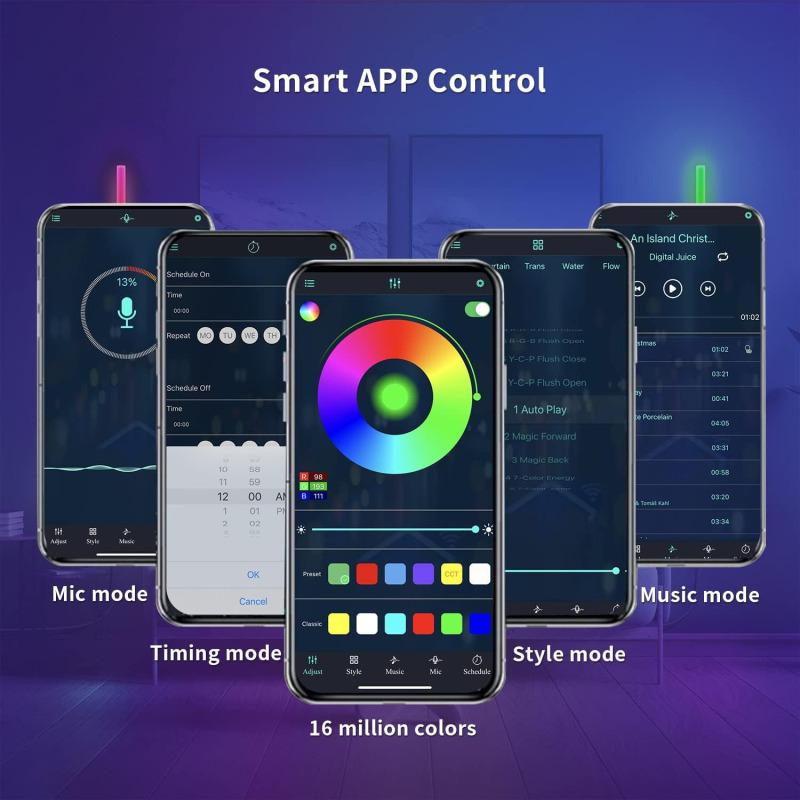 Ambient Wall Light Remote Control Atmosphere Light Illusion Corner Light RGB Colorful Fill Light Decoration Pickup Rhythm Lights