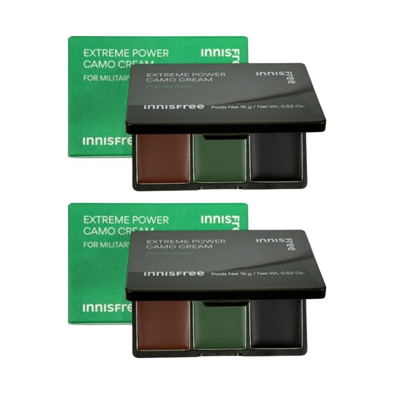 Innisfree Extreme Power Camouflage Cream 15 г | Консилер высокой плотности для мужчин | Стойкое естественное покрытие K-Beauty 15g 2ea