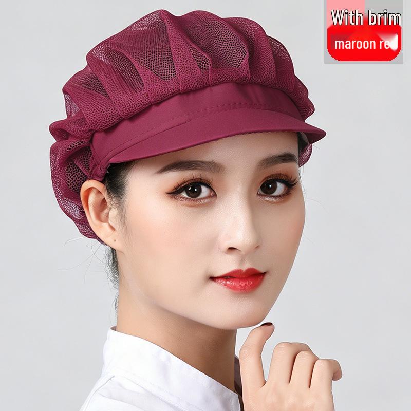 Breathable Dustproof Chef & Waiter Hat for Kitchen and Catering