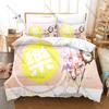 Final Fantasy Series Iconic Heroes Magic Fantasy World HD Print Bedding Set Duvet Cover 2 Pillowcases Polyester Game Room Decor