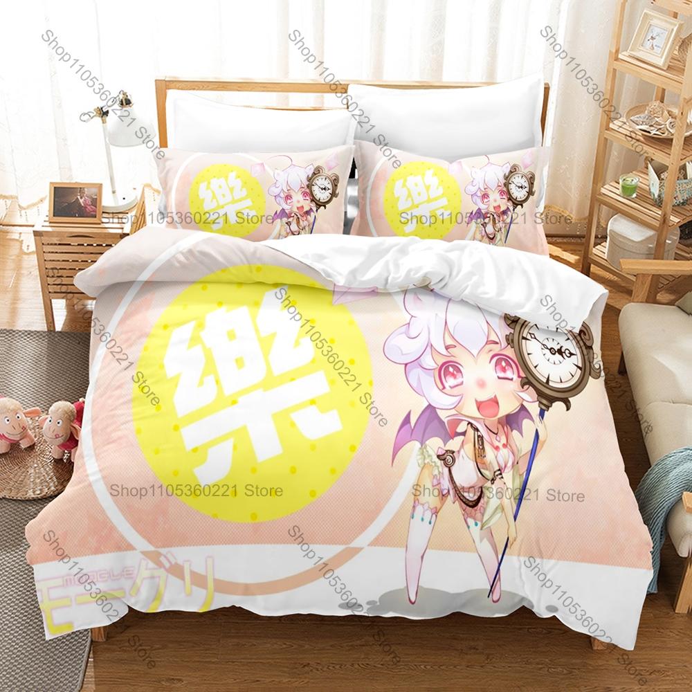Final Fantasy Series Iconic Heroes Magic Fantasy World HD Print Bedding Set Duvet Cover 2 Pillowcases Polyester Game Room Decor
