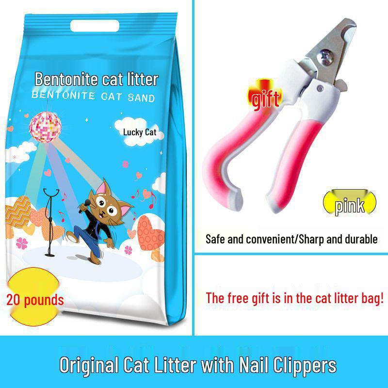 Lemon Deodorizing Bentonite Cat Litter - 1 Kg