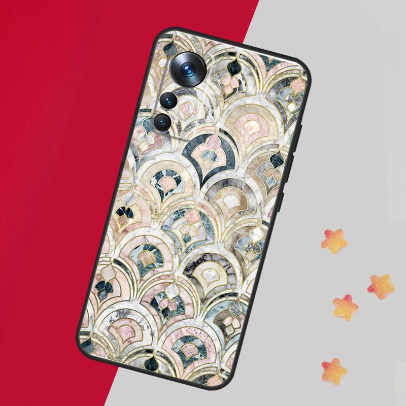 Gedämpfte Marokkanische Mosaikfliesen Für POCO F5 X3 X5 Pro F3 F4 M5s X4 GT Hülle Für Xiaomi 13 14 Pro 11T 12T 13T Pro 12 Lite 12X