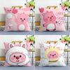 Custom Zanmang L-Loopy Throw Pillow Case Plush Fabric Soft Double Sided Print Home Sofa High Quality Cushion Cover Throw