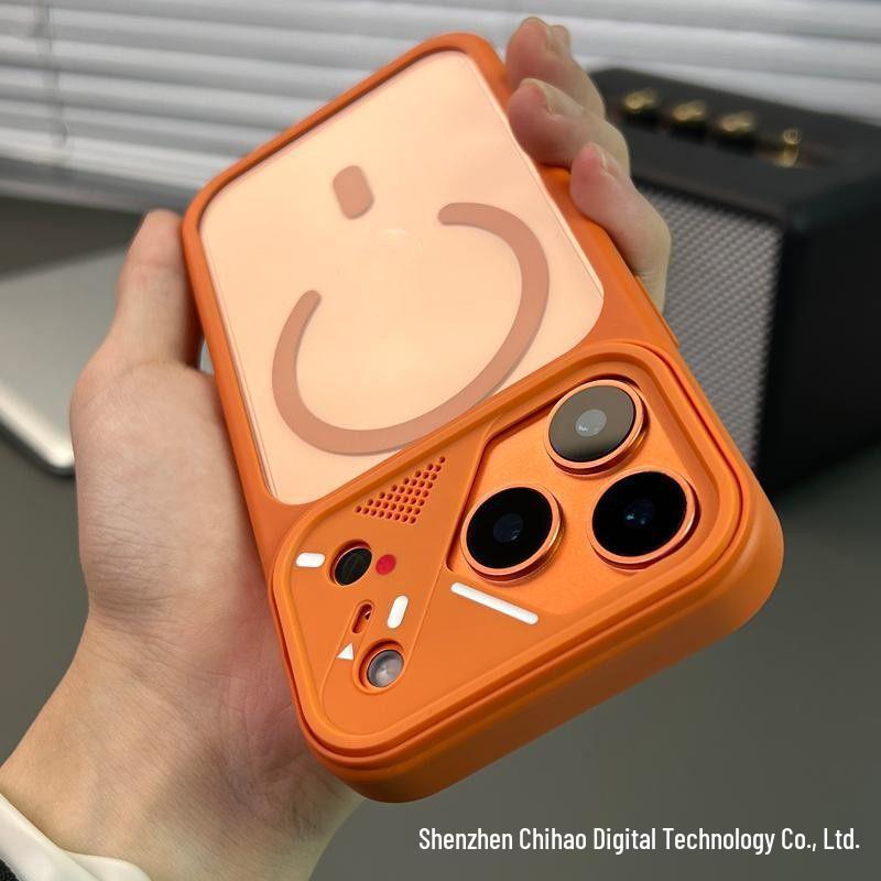 Transparent Drop-proof Magnetic Case with Meiyan Lens for iPhone 17 Pro Max