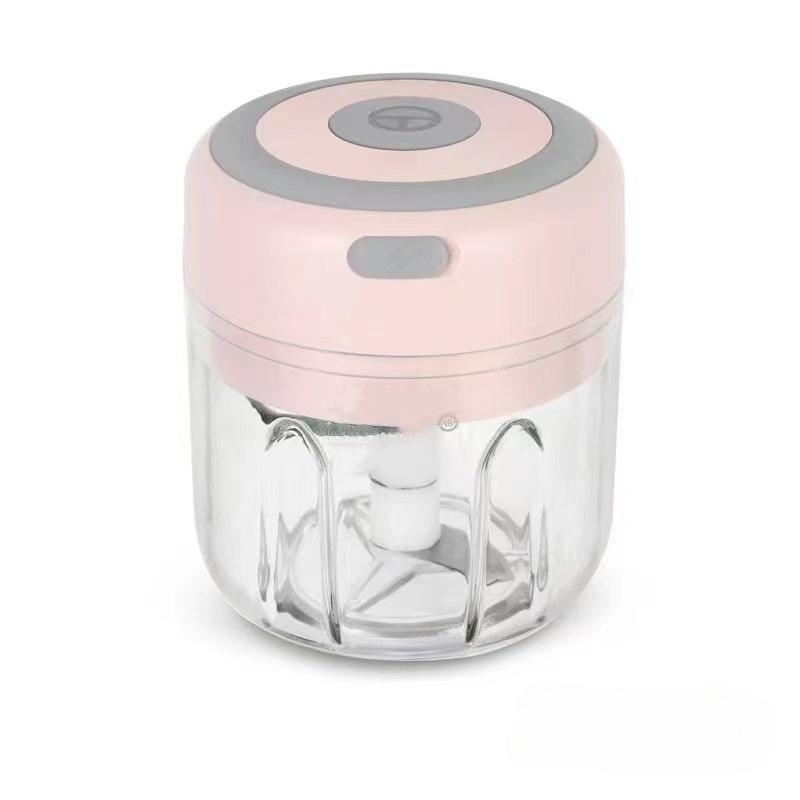 

100 мл/250 мл Беспроводная электрическая чеснокодавилка, венчик для чеснока, портативный измельчитель, USB-зарядка, машина для пюрирования имбиря, чили, овощей