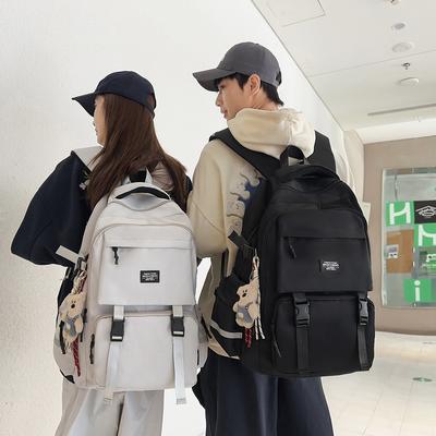 Schoolbag1011 New Spring and Autumn Backpack Middle and High School Students Large Capacity School Bag Lightweight Fashion Travel Backpack Computer 