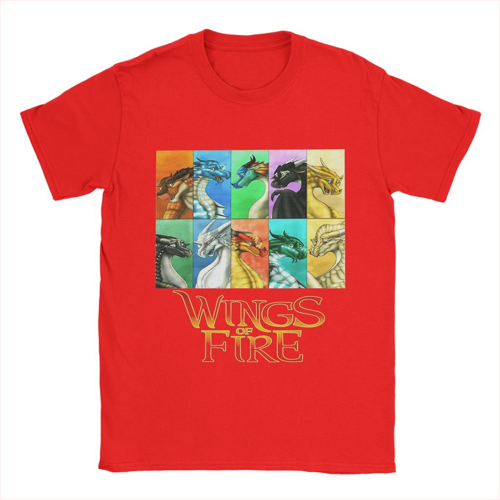 Men's Wings of Fire T Shirts Cotton Clothing Vintage Short Sleeve Crew Neck Tee Shirt 6XL T-Shirts