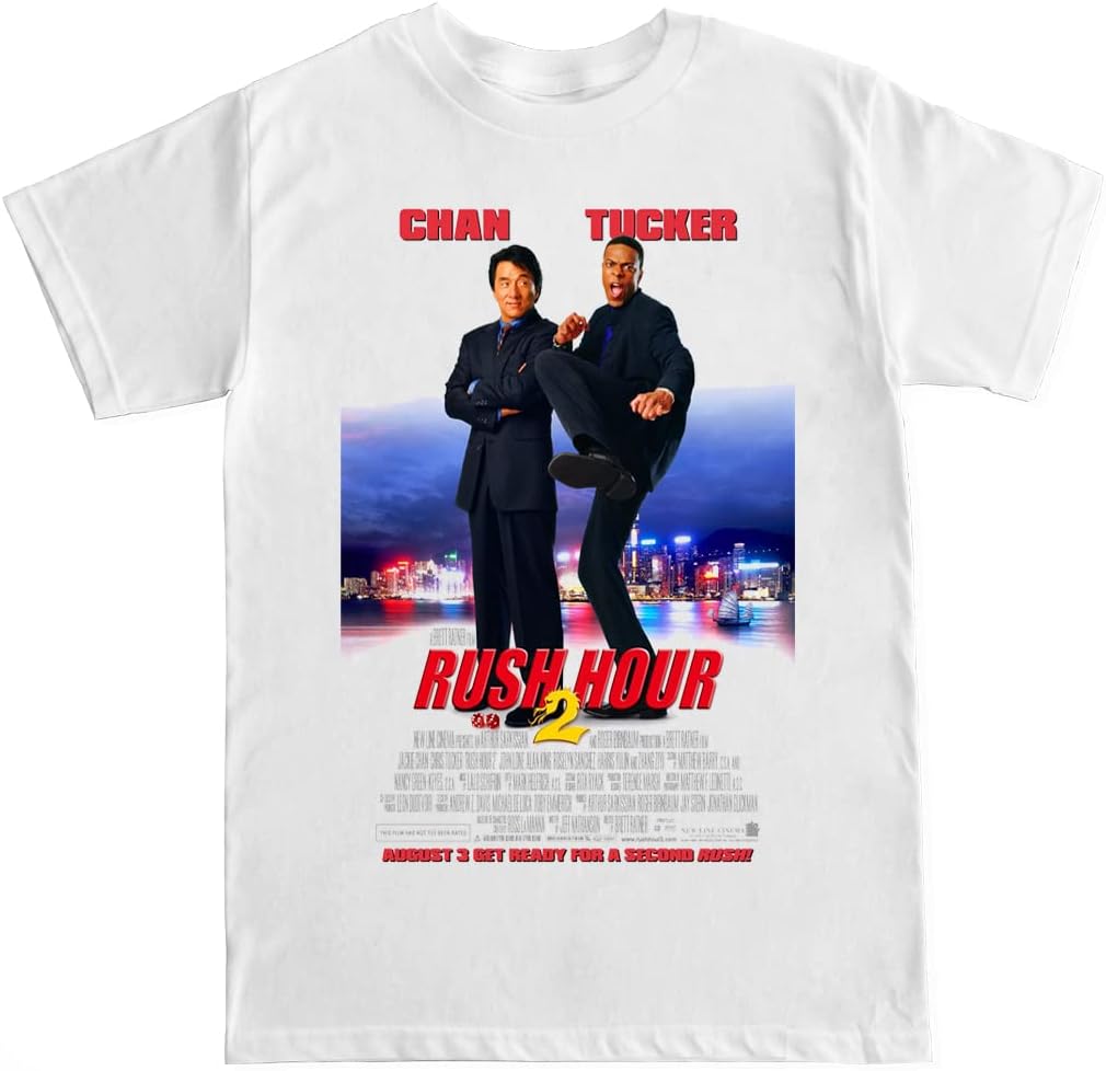 Comfortable season FTD Apparel Men's Rush Hour 2 Cover T Shirt 4XL veelkleurig