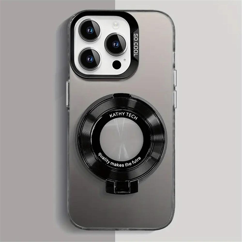 Shockproof Acrylic Phone Case For Xiaomi POCO X7 X6 X5 X3 NFC M6 F6 F7 Pro POCO C65 C75 Magnetic Stand Holder Back Cover Funas