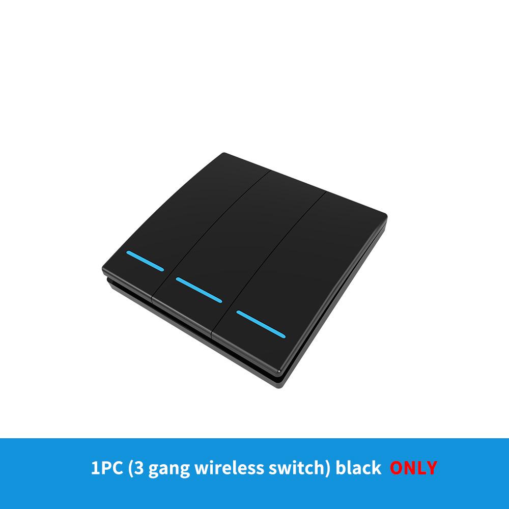 Tuya WiFi Smart Switch with Wireless Remote, Free Sticker, App Control, Timing, and Alexa Voice Compatibility.