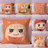 Cute Anime Himouto! Umaru-Chan-H Pillow Case Silky Short Plush With Invisible Zipper Dustproof Sofa Cushion Cover For Home Decor