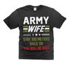 Funny Army Wife Shirt Wife Military Shirts US Patriotic Shirts For Her Wife