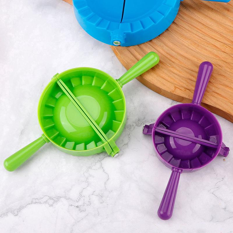 Manually Dumpling Maker Mold With Handle Dough Press Durable Plastic Multi-Color For Dumplings Cookies Pastry-Easy Use Kitchen