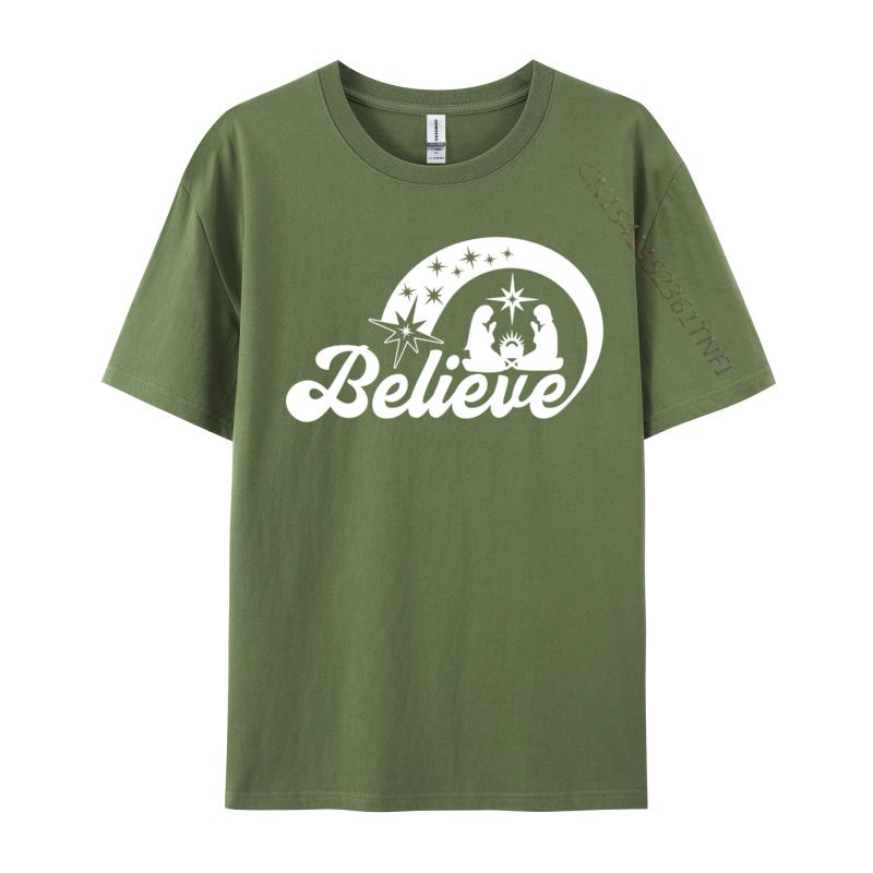 Merry Christmas Believe Brand Crazy Geek T Shirt Oneck Cotton Unisex Luxury Designer Tshirts Geek T Shirt Wholesale