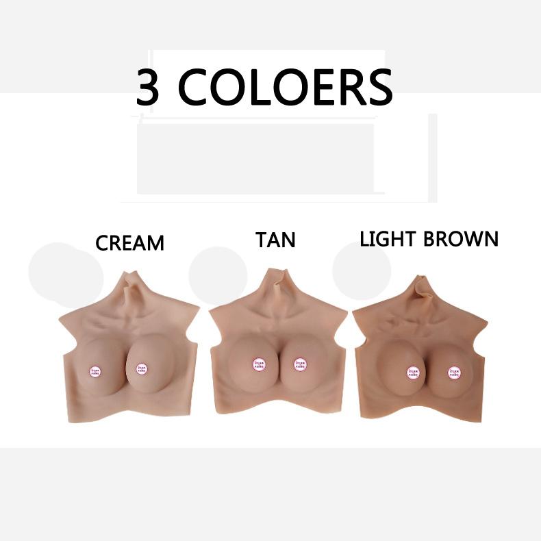 Breast Silicone Fine Makeup Transsexuals Drag Supplies Plastic Fake Breasts Breast