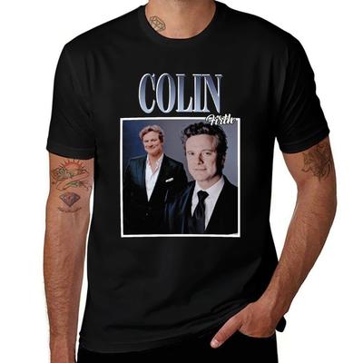 Colin Firth For Fans T-Shirt T Shirts for Man Pack Cotton T Shirts for Man Slim Fit T Shirts Man Graphic Tees T-Shirt