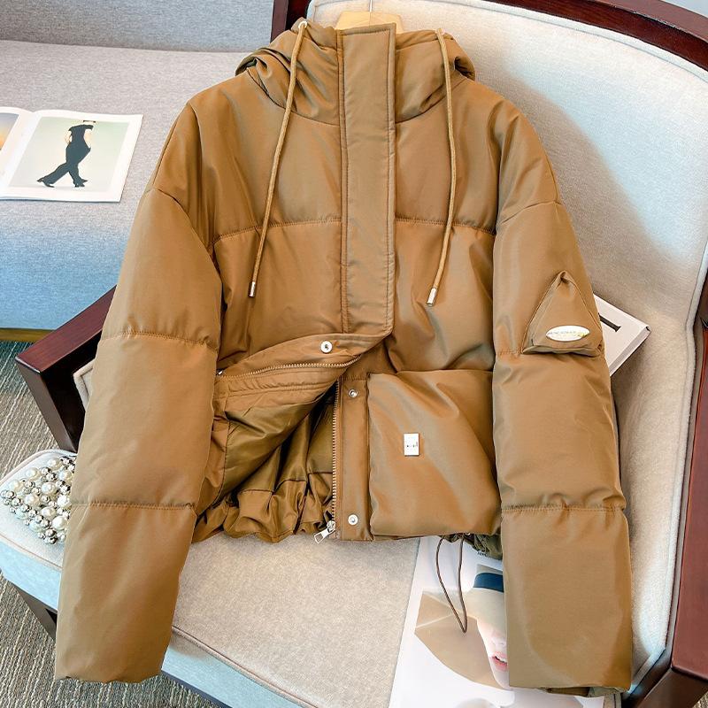 Small Cotton-padded Women's Winter Short Cotton-padded Women's Hooded Loose Women's Cotton-padded Jacket