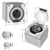 Frische 50 Ampere Steckdosenbox, NEMA 6-50R 250 Volt EV Schweißgerät Steckdose Heavy Duty, Mit Wasserdichten Kabelverschraubungen 3 Stück