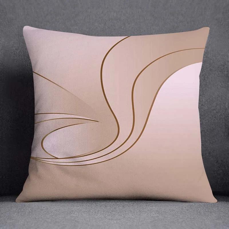 

Серия Геометрические цветы и растения Узор Наволочка для подушки для украшения дома Квадратная наволочка Чехол для подушки для дома и офиса 30x30cm бежевый