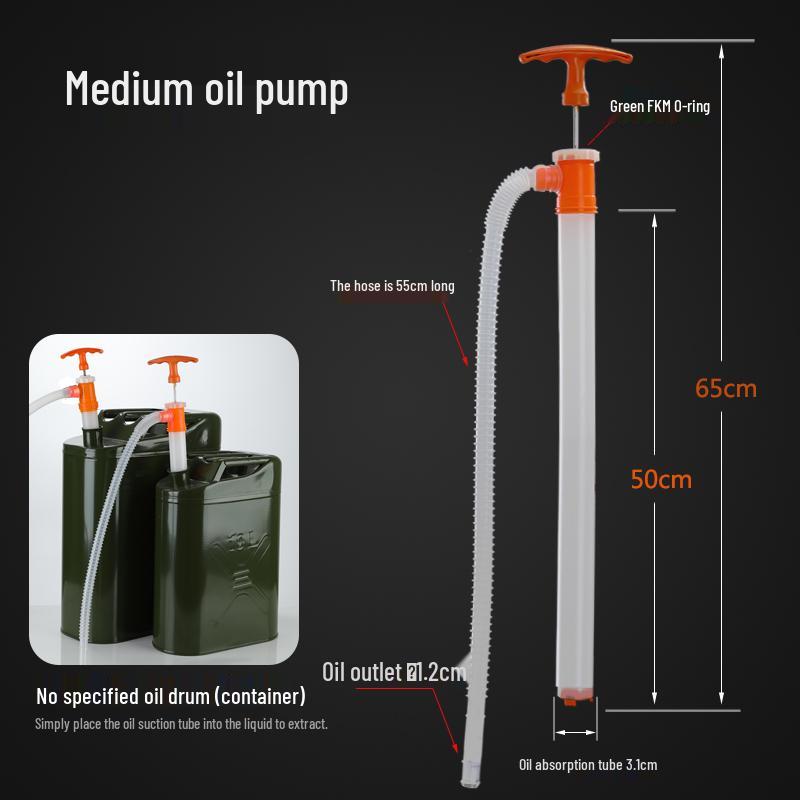 Stainless Steel Manual Oil Siphon Pump for 200L Drums