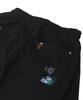 Leondieseu Color Painting Side Tuck Sweatpants (Black)