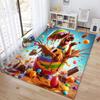 Halloween Cartoon Comedy Adventure Movie Scooby-Doo Carpet Is Suitable for Living Room and Bedroom Doormats Office Balcony Decorative Carpet V2