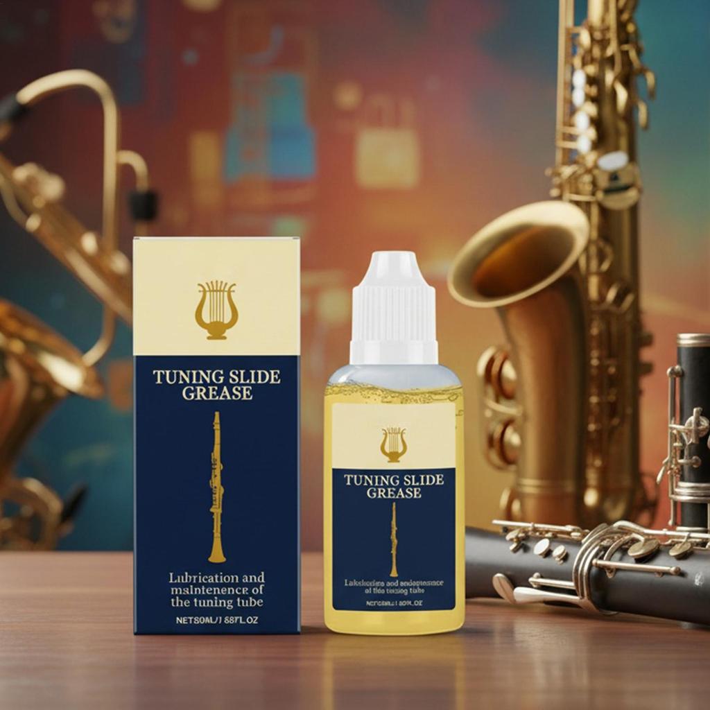 Instrumentenzugschmiermittel Schmiermittel Posaune Flöte Saxophon Klarinette Reiniger Ventil- & Lagerpflege für Blechblasinstrumente Holzblasinstrumente Musikzubehör