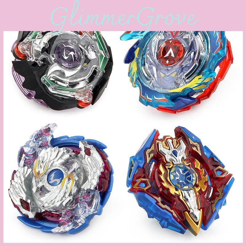 B-74 Explosive Metal Spinning Top Toy With Boxed Launcher Perfect For Battles And Playtime