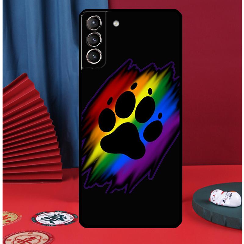 Cat Dog Paw Design Phone Case For Samsung Galaxy S25 Ultra S9 S10 S20 S21 S22 Plus S23 FE S24 Ultra Back Cover