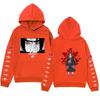 Mens Oversized Hooded Sweatshirt Anime Inspired Streetwear Winter Warm Cotton Blend Loose Fit
