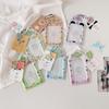 New PVC Photocard Holder Keychain Hanging Decoration Idol Card Display Protector Photo Frame Cartoon Animal ID Badge Holder