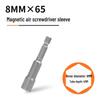 Strong Magnetic Hex Socket Bit Set for Electric & Air Wrench, Deep Extended Rod Screwdriver, Hand Drill