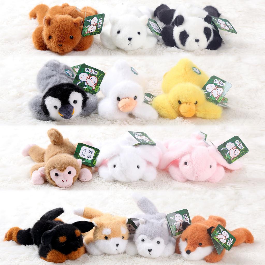 Fox Penguin Cute Panda Turtle Rabbit Animal Lying Plush Doll For Decoration Room
