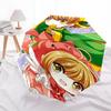 1pc Cardcaptor Sakura Automatic Folding Umbrella Portable 3-Fold Design with 8-Bone Iron Frame, Perfect for Festivals, Travel, Daily Use, and Gif