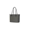 Tory Burch T Monogram Classic Print Zipper Tote Bag Women Tote Navy-Blue 152299-405