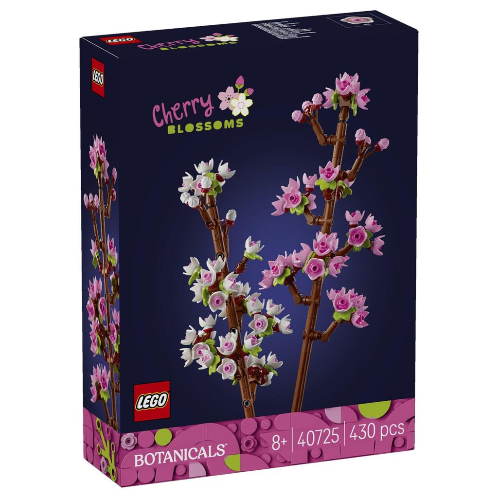 LEGO Botanical Cherry Blossom Toy - Birthday Present for Girls and Boys, Ages 8, 9, 10, Elementary School Students - Building Blocks - Flower Bouquet