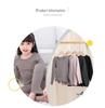 Girls' Fleece-Lined Thermal Underwear Set for Fall and Winter