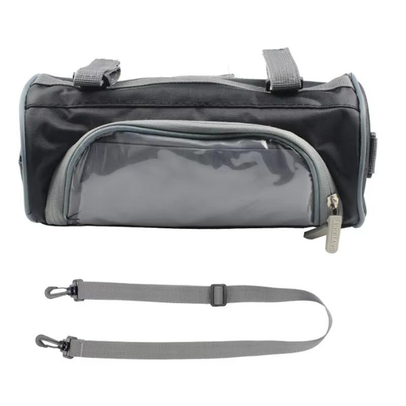 Electric Scooter Motorcycle Front Saddle Bag Waterproof Built-in Touch Screen Phone Handlebar Storage Bag Motorbike Parts