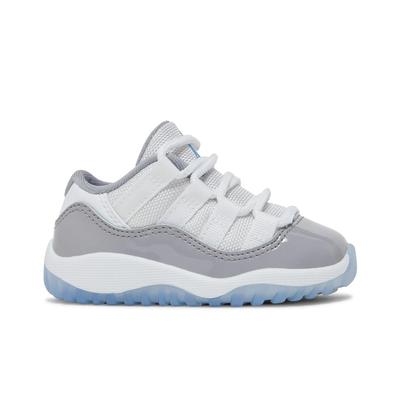 Air 11 Retro Low Toddler 'Cement Grey' (Unisex) White / University Blue / Cement Grey Toddler Shoes 505836 140