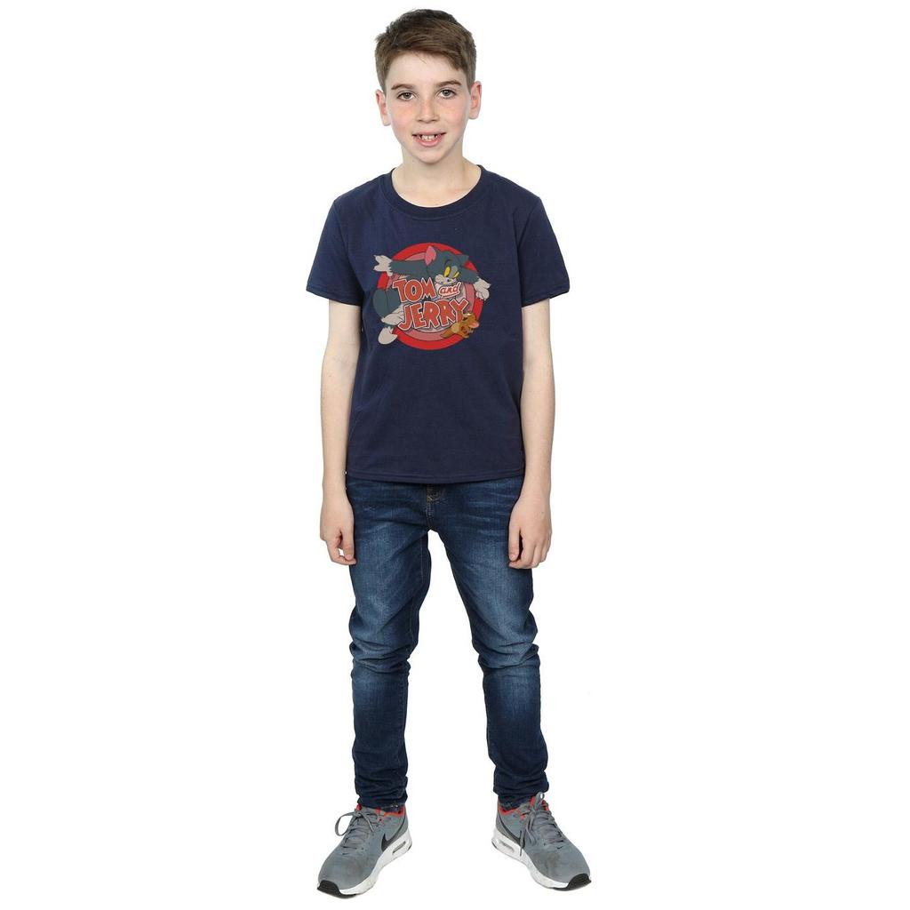 Tom and Jerry Boys Classic Catch Cotton T-Shirt