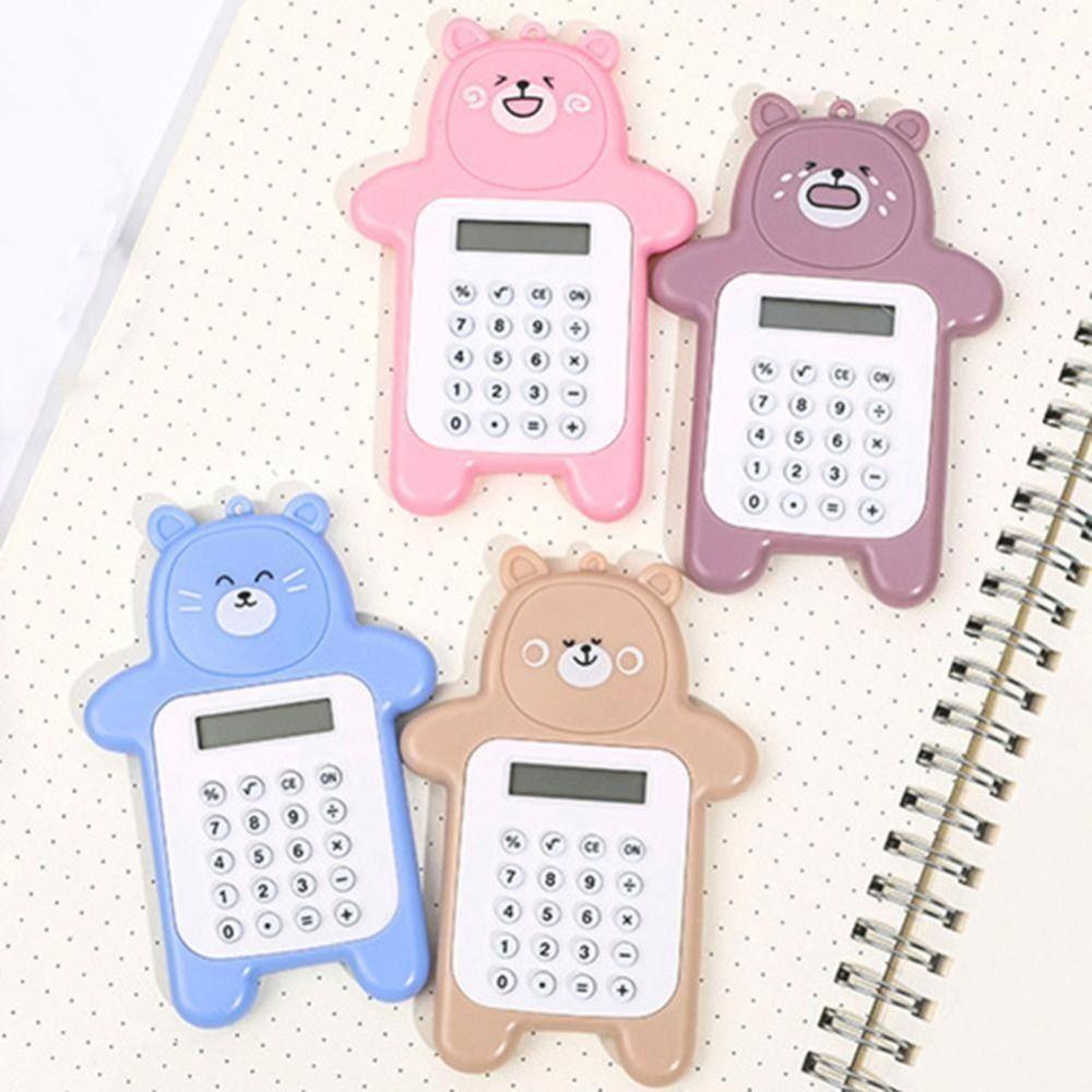 Bear Shaped Mini Calculator Mini Student Calculators Portable Scientific Calculators  Students Gift