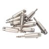 10pcs 14 TRS to XLR Female Adapter 3 Pin 6.5mm to XLR Female Stereo Balanced Connector